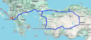 Viaggio in moto in Turchia